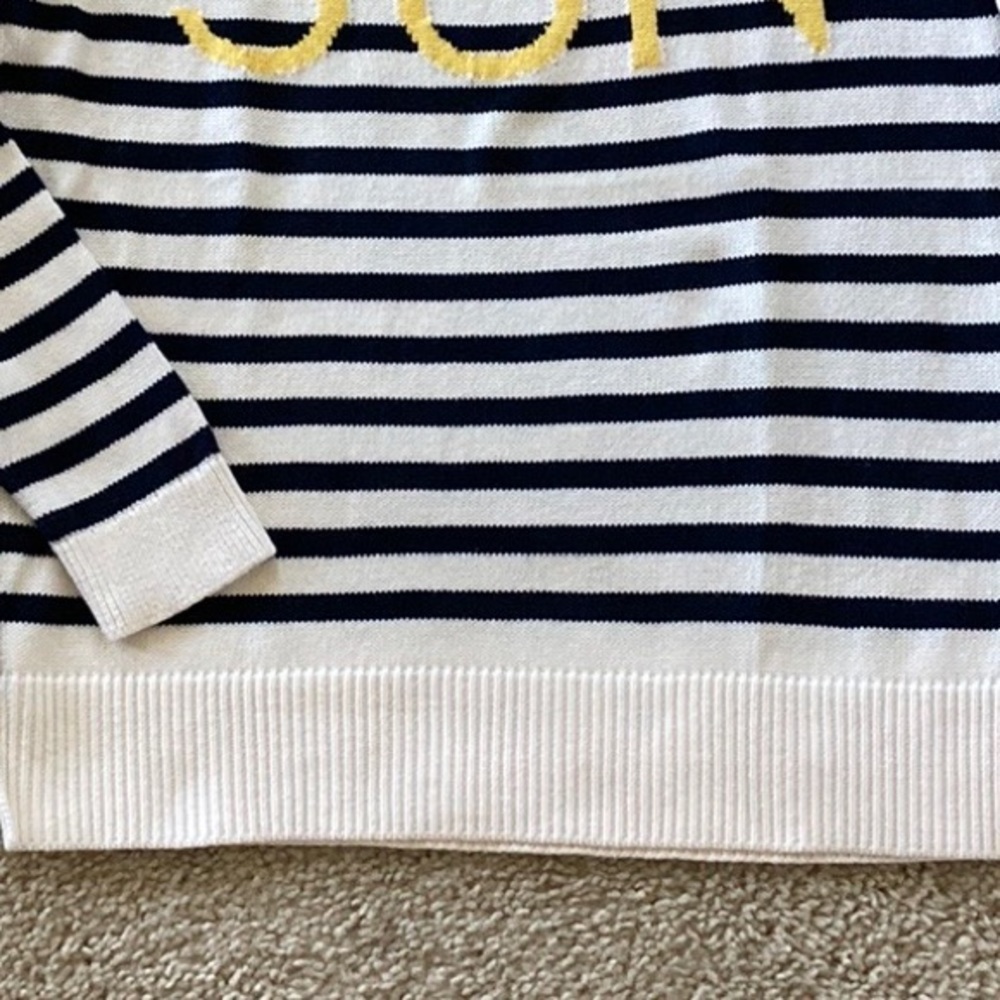 LOFT Striped ‘SUN’ Sweater - Picture 5 of 6